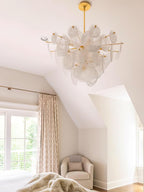 Relava Glass Chandelier-Moonnatur