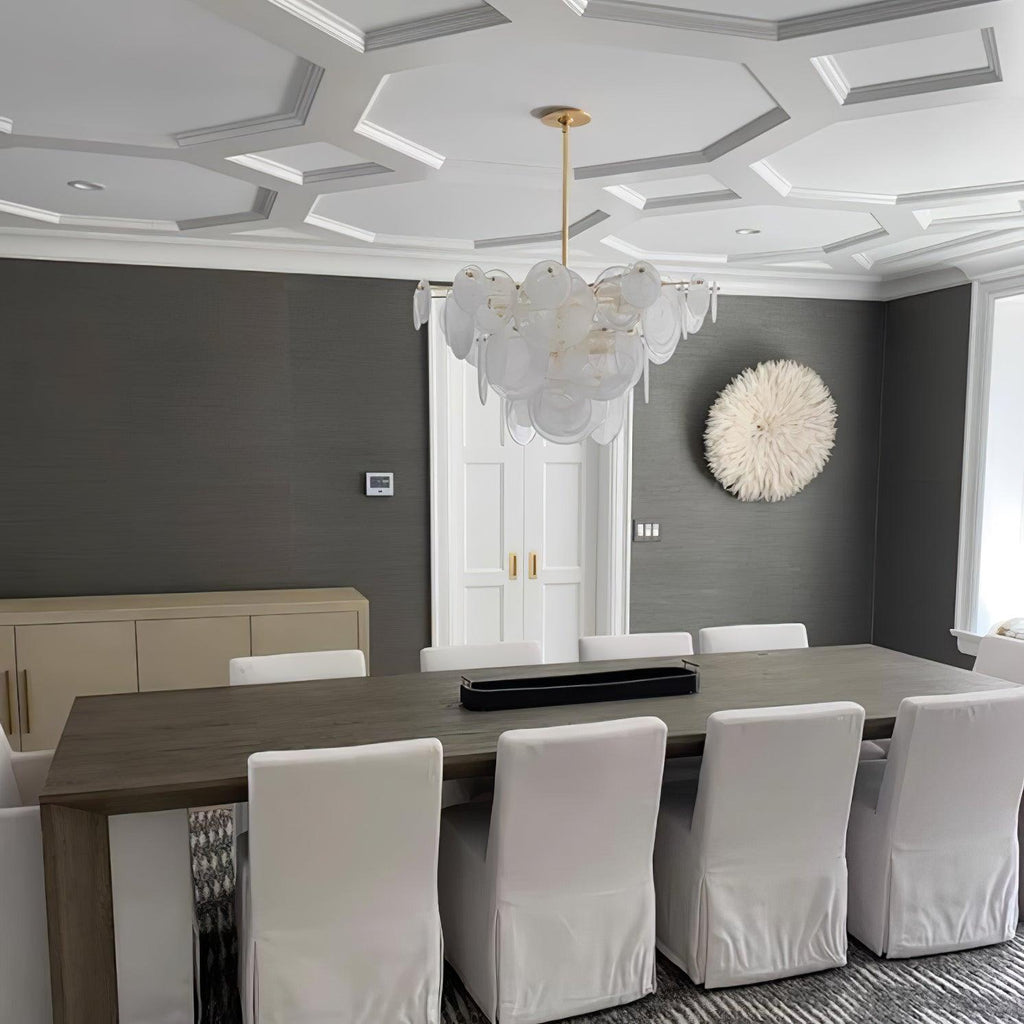 Relava Glass Chandelier-Moonnatur