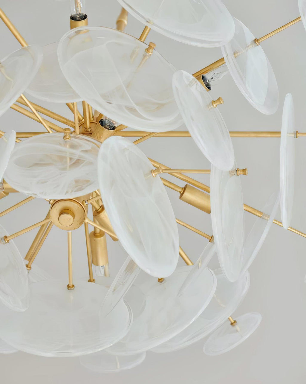 Relava Glass Chandelier-Moonnatur