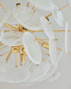Relava Glass Chandelier-Moonnatur