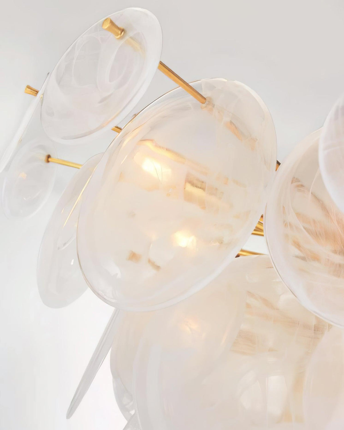 Relava Glass Chandelier-Moonnatur