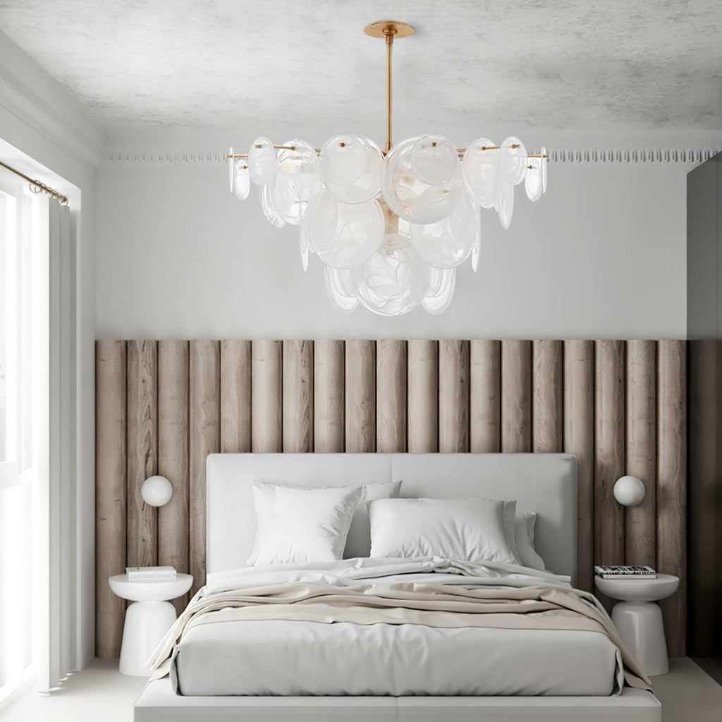 Relava Glass Chandelier-Moonnatur