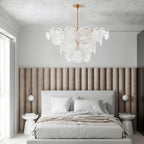 Relava Glass Chandelier-Moonnatur