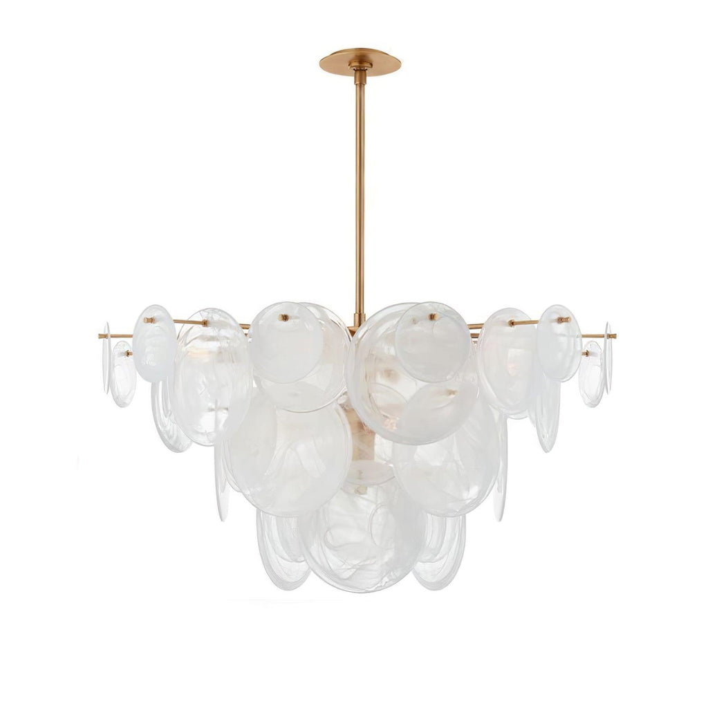 Relava Glass Chandelier-Moonnatur