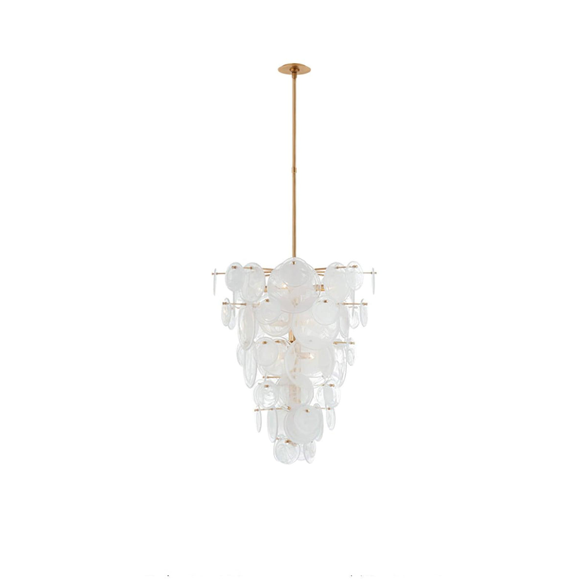 Relava Glass Chandelier-Moonnatur
