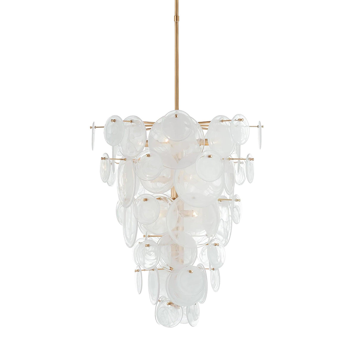 Relava Glass Chandelier-Moonnatur