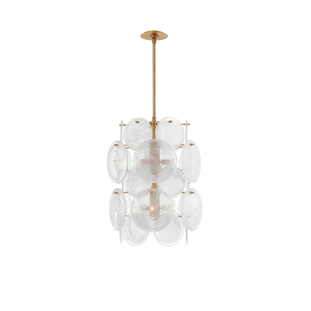 Relava Glass Chandelier-Moonnatur
