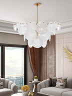 Relava Glass Chandelier-Moonnatur