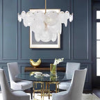 Relava Glass Chandelier-Moonnatur
