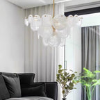 Relava Glass Chandelier-Moonnatur