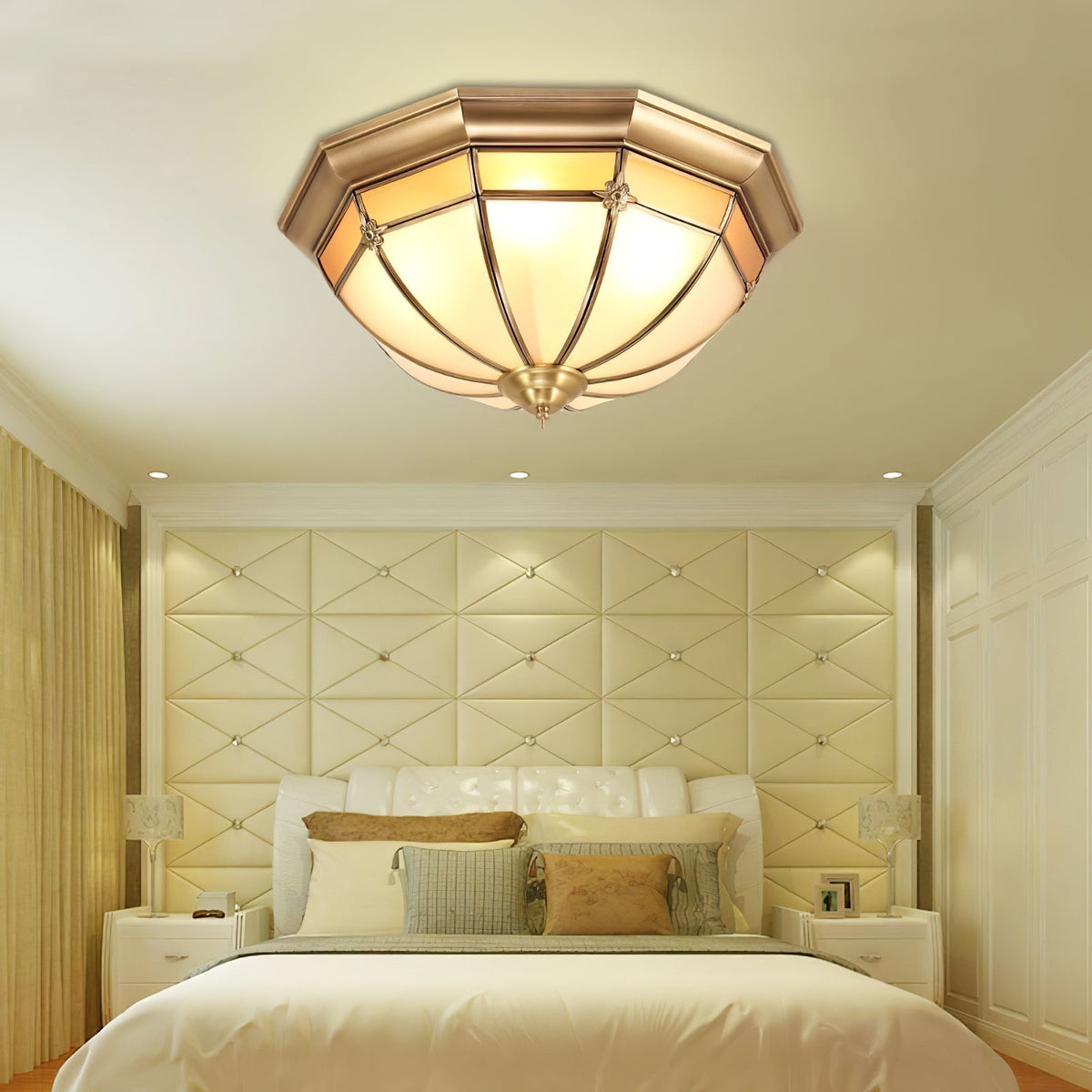 Verdenella Glass Ceiling Light-Moonnatur