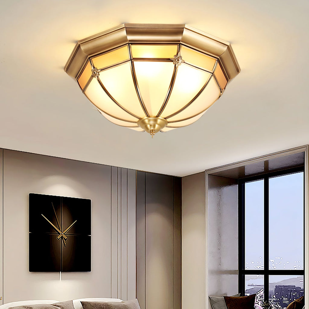 Verdenella Glass Ceiling Light-Moonnatur