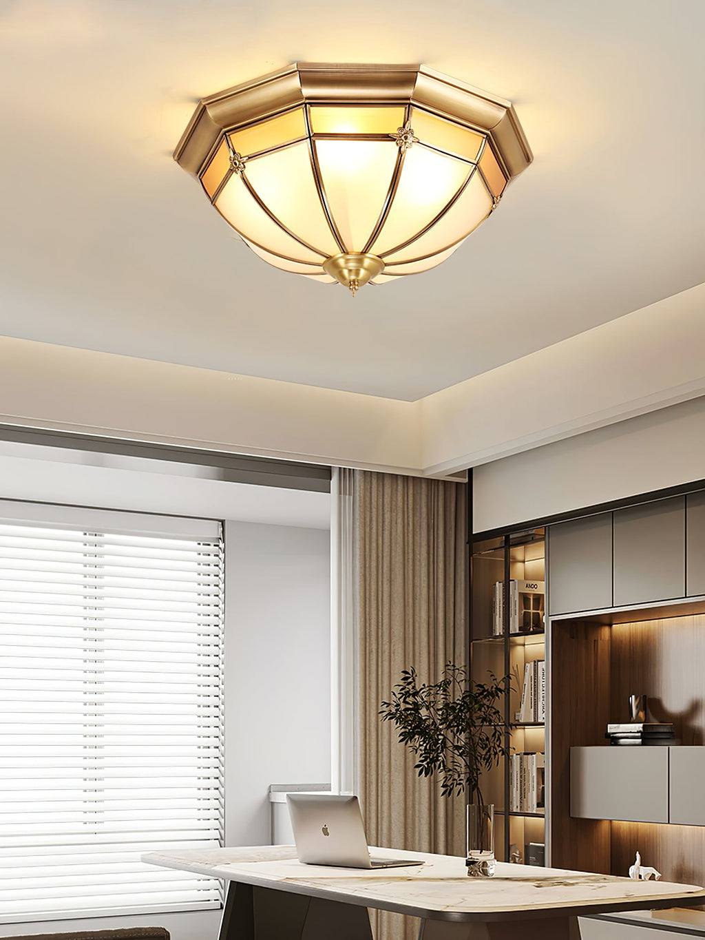Verdenella Glass Ceiling Light-Moonnatur