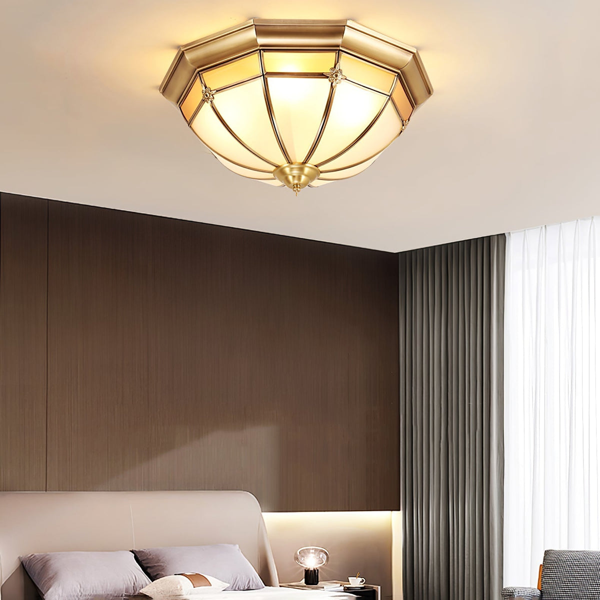 Verdenella Glass Ceiling Light-Moonnatur
