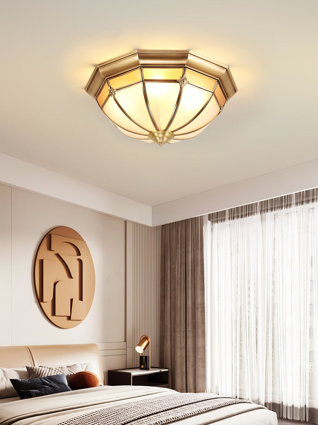 Verdenella Glass Ceiling Light-Moonnatur