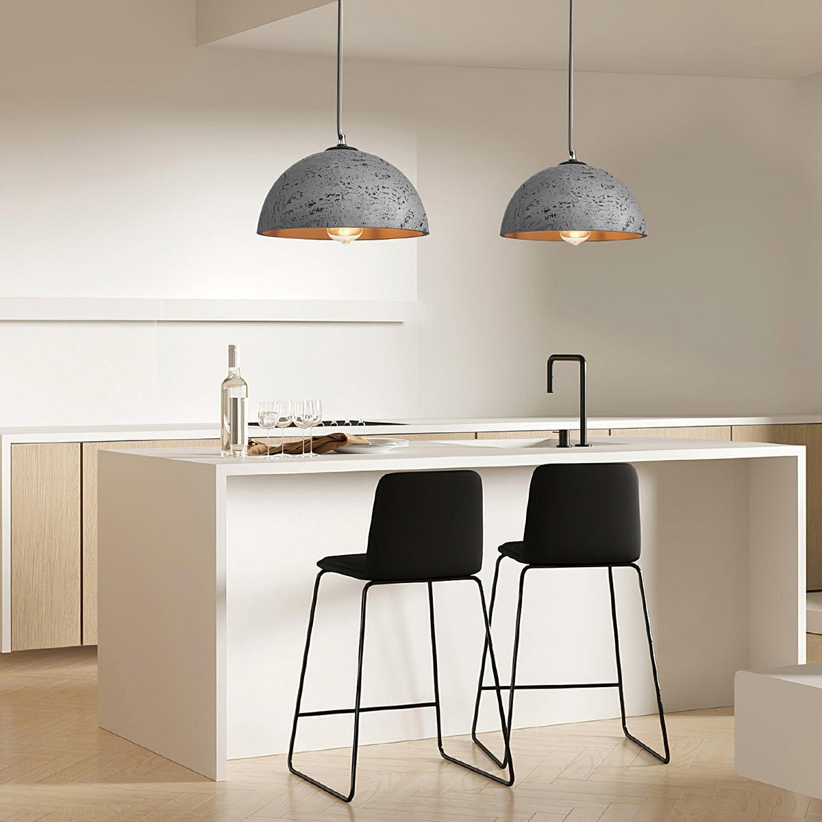 Galdenrose Composite Pendant Light-Moonnatur