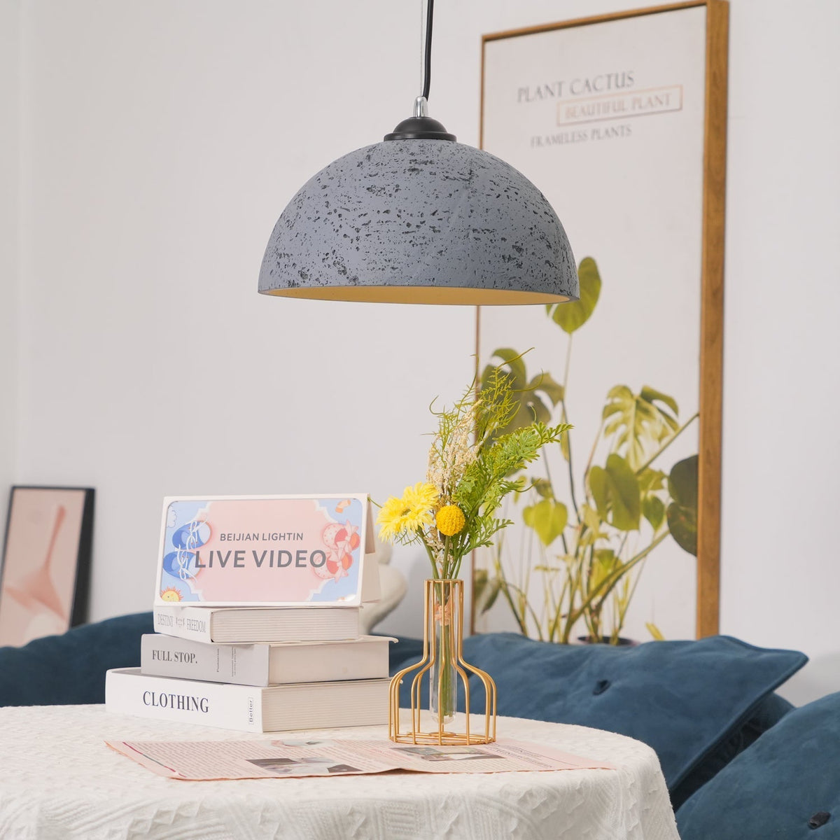 Yveneth Composite Pendant Light-Moonnatur