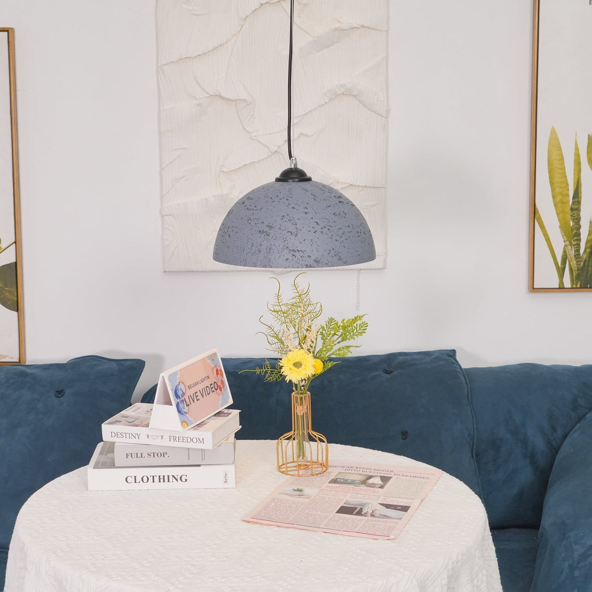 Galdenrose Composite Pendant Light-Moonnatur
