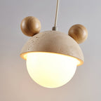 Merrenash Travertine Pendant Light-Moonnatur