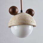 Merrenash Travertine Pendant Light-Moonnatur