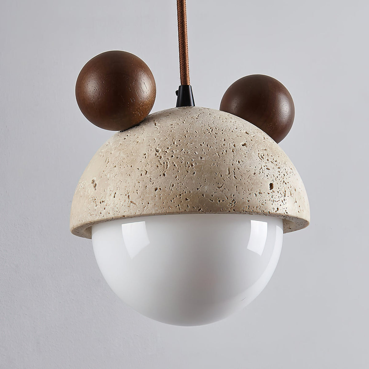 Merrenash Travertine Pendant Light-Moonnatur