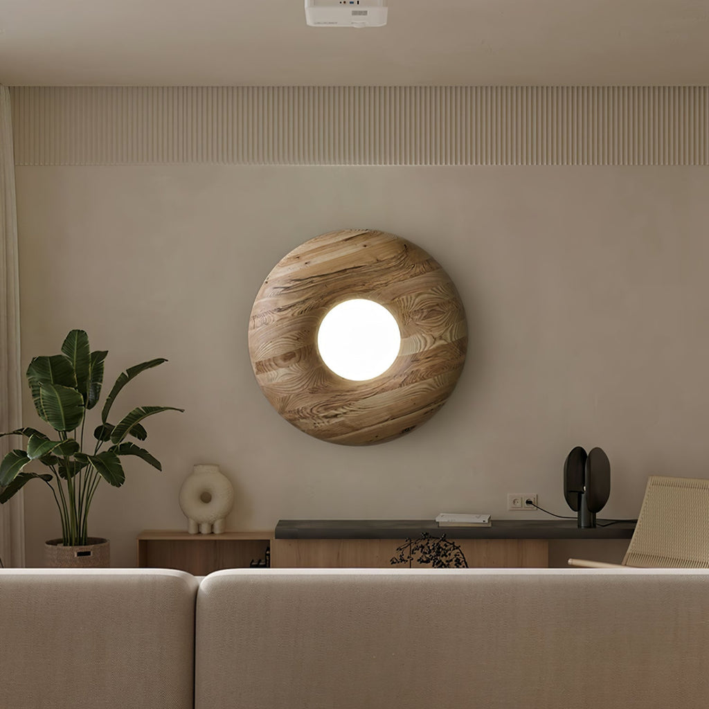 Avenena Wood Ceiling Light-Moonnatur