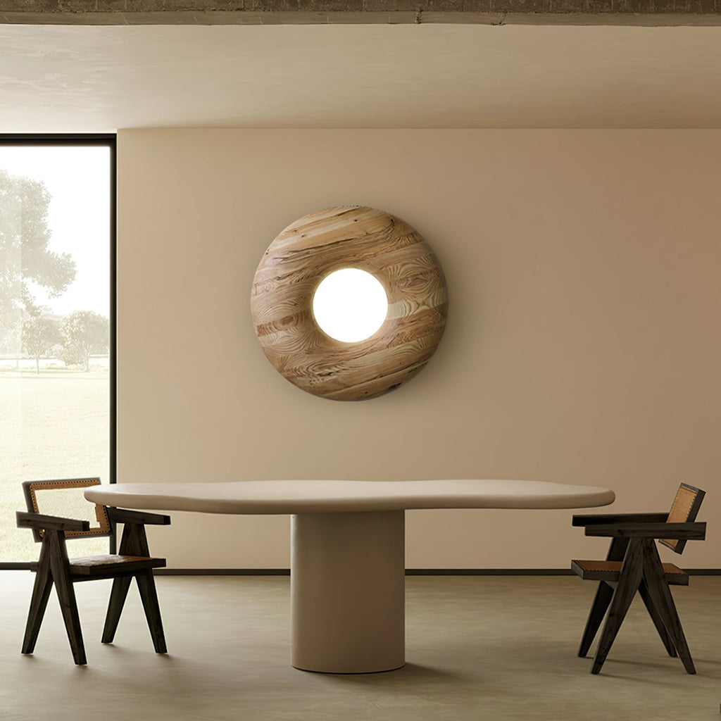 Avenena Wood Ceiling Light-Moonnatur
