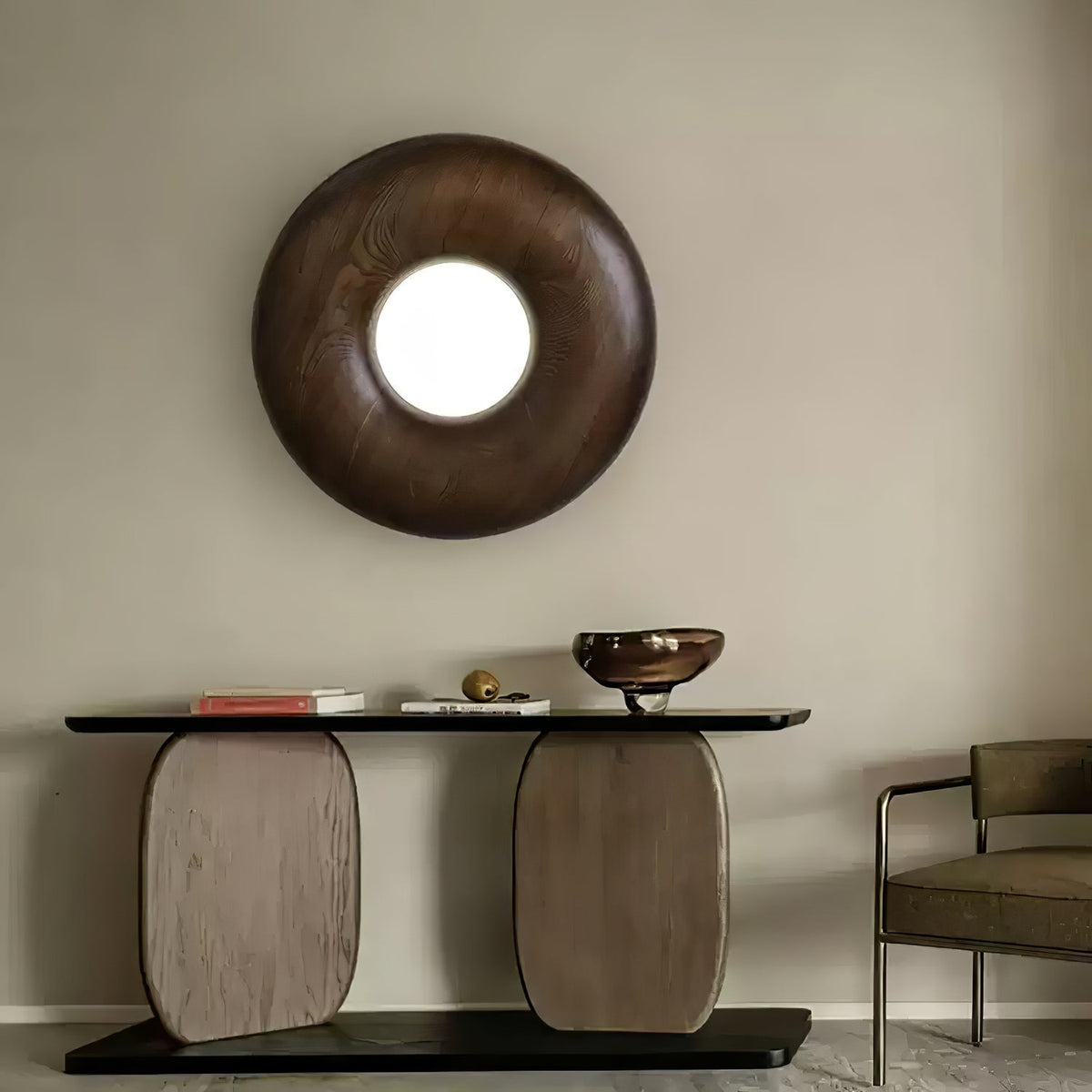 Avenena Wood Ceiling Light-Moonnatur