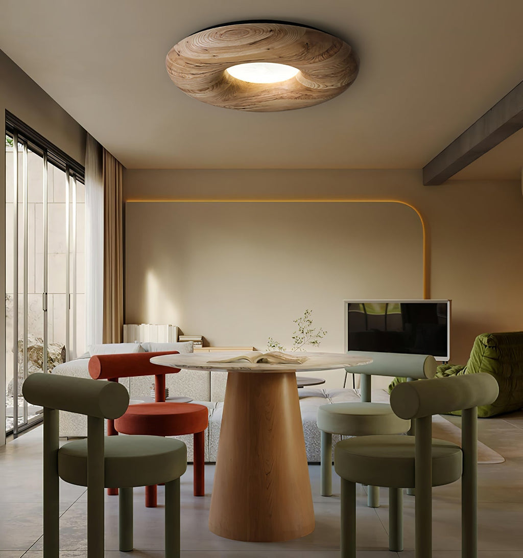 Avenena Wood Ceiling Light-Moonnatur