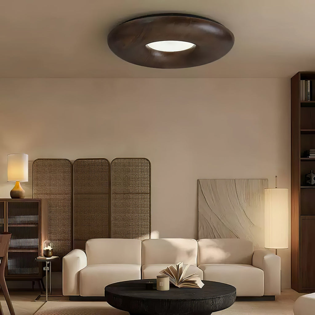 Avenena Wood Ceiling Light-Moonnatur