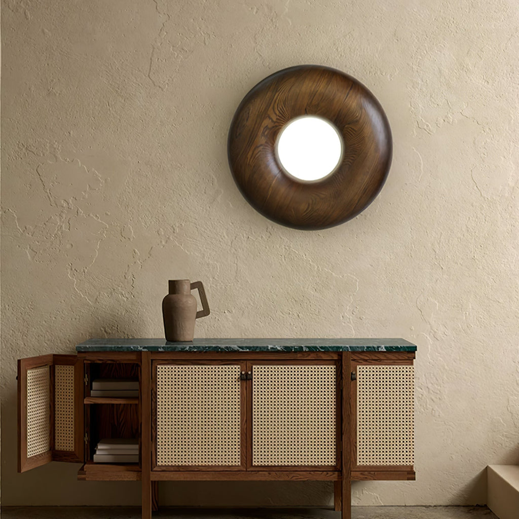 Avenena Wood Ceiling Light-Moonnatur
