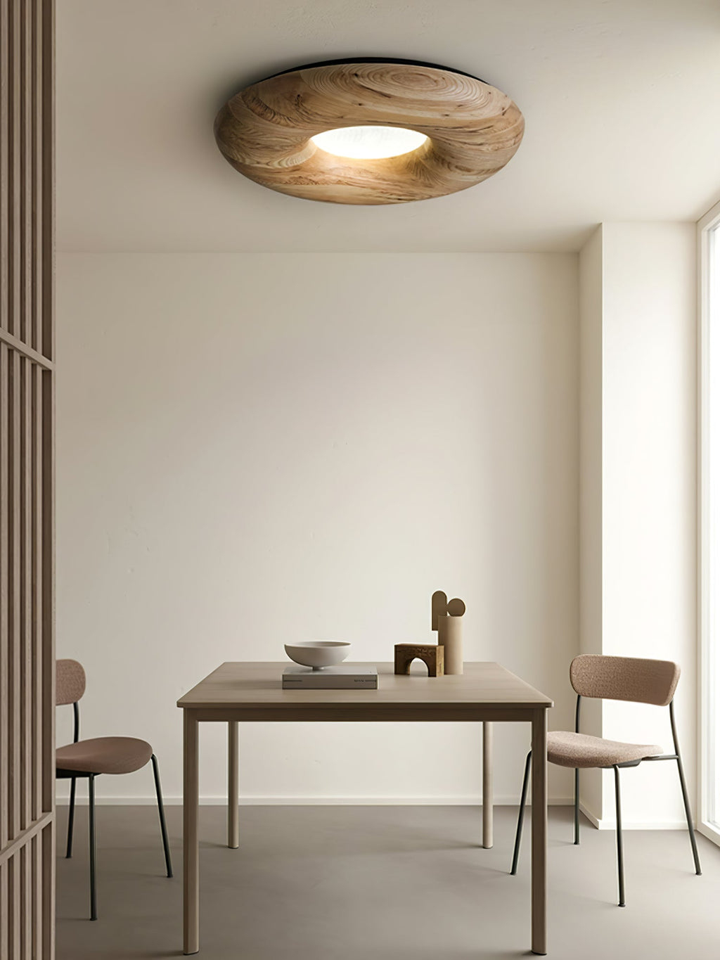 Avenena Wood Ceiling Light-Moonnatur