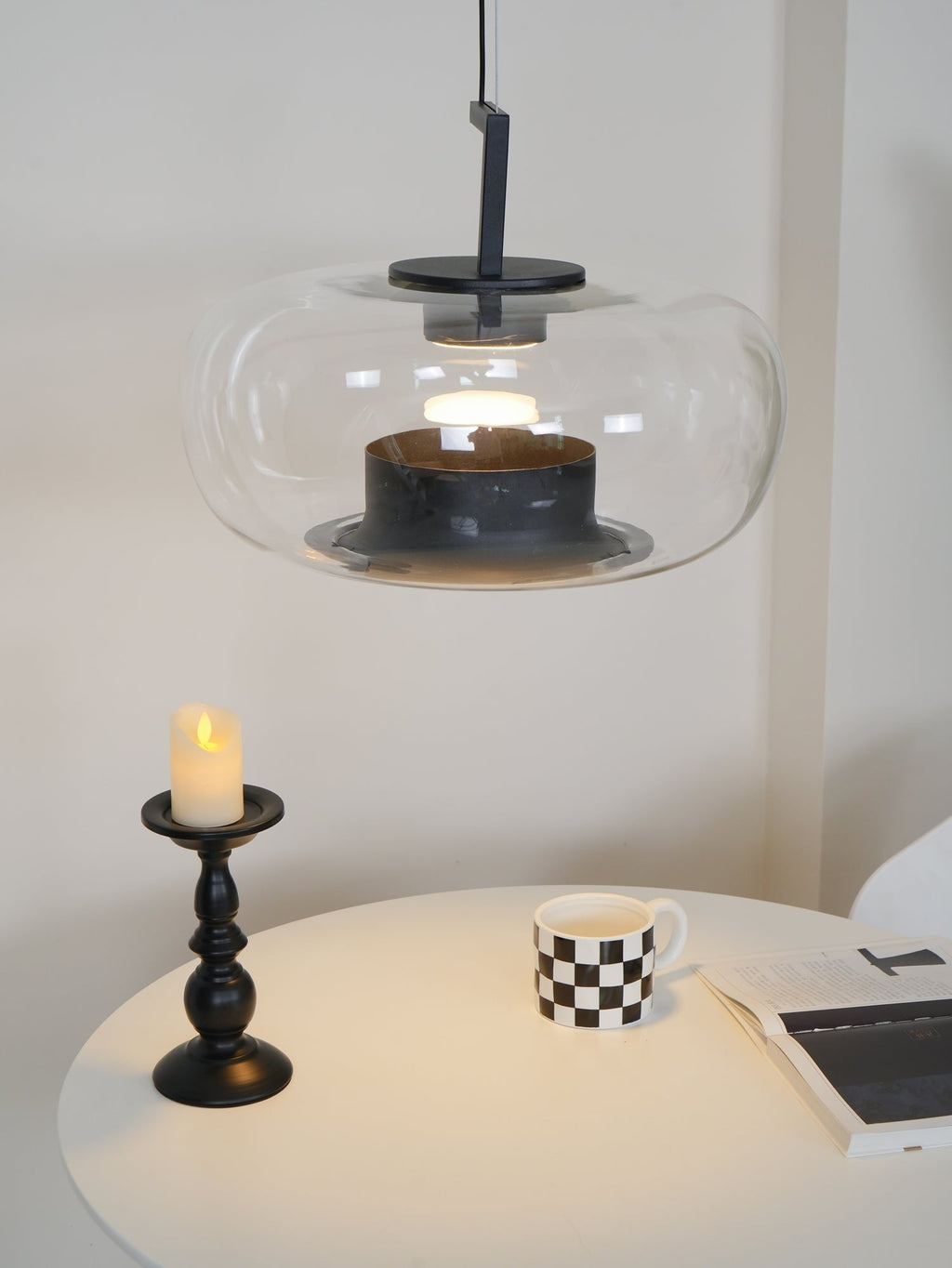 Gelmorae Glass Pendant Light-Moonnatur