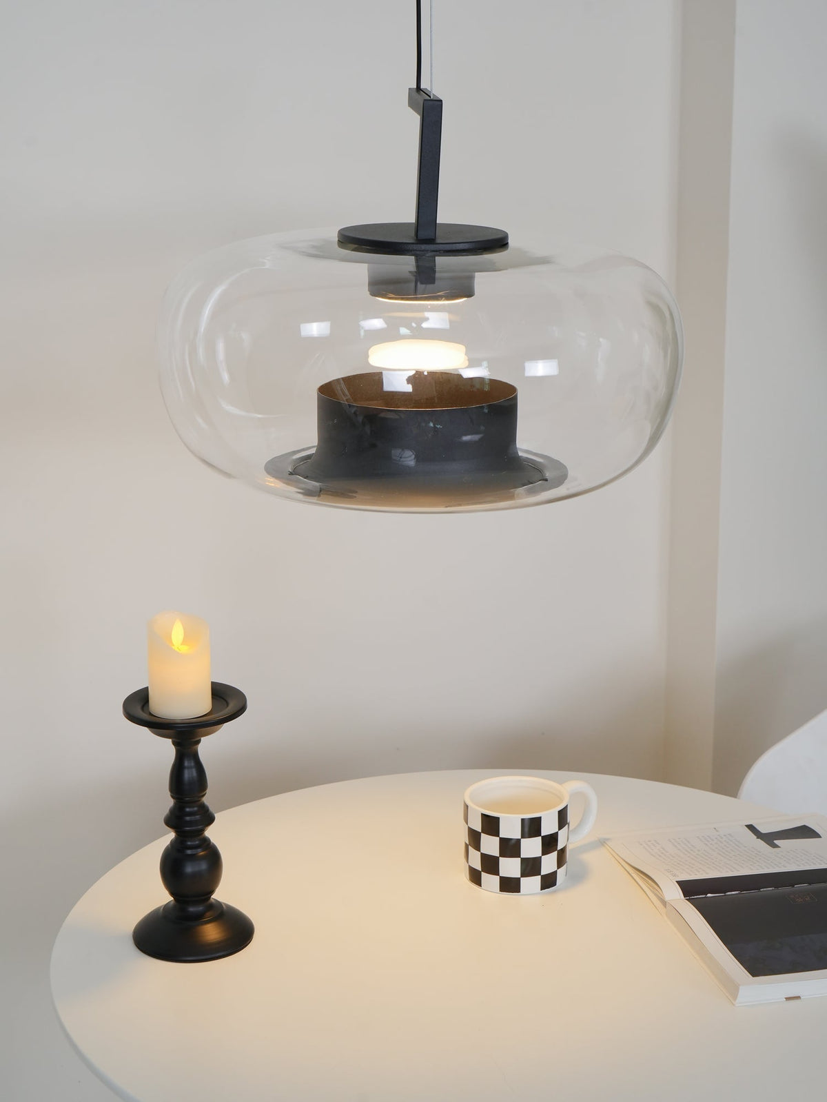 Gelmorae Glass Pendant Light-Moonnatur