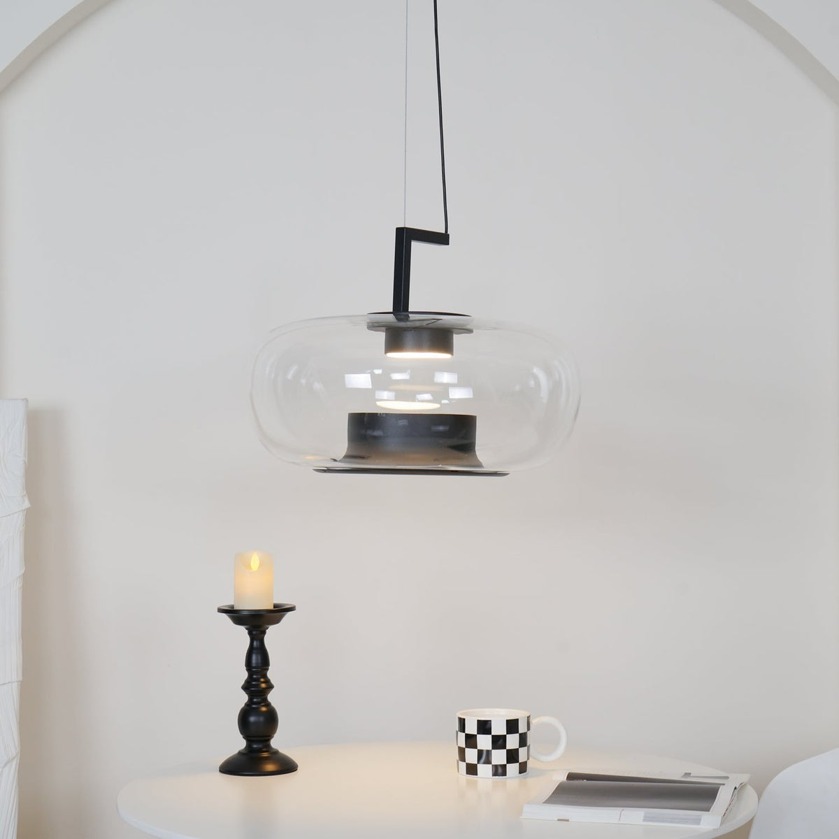 Gelmorae Glass Pendant Light-Moonnatur