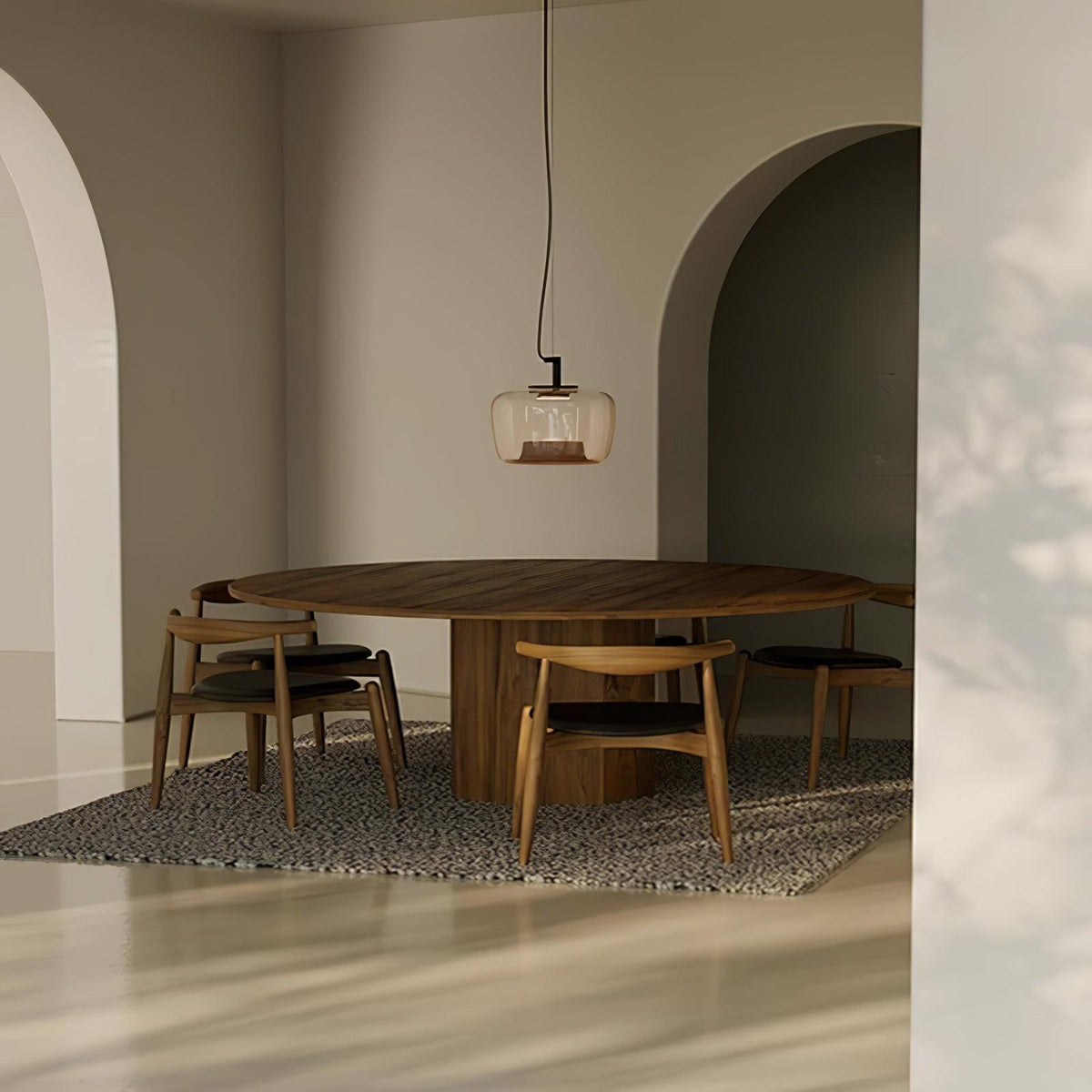 Gelmorae Glass Pendant Light-Moonnatur