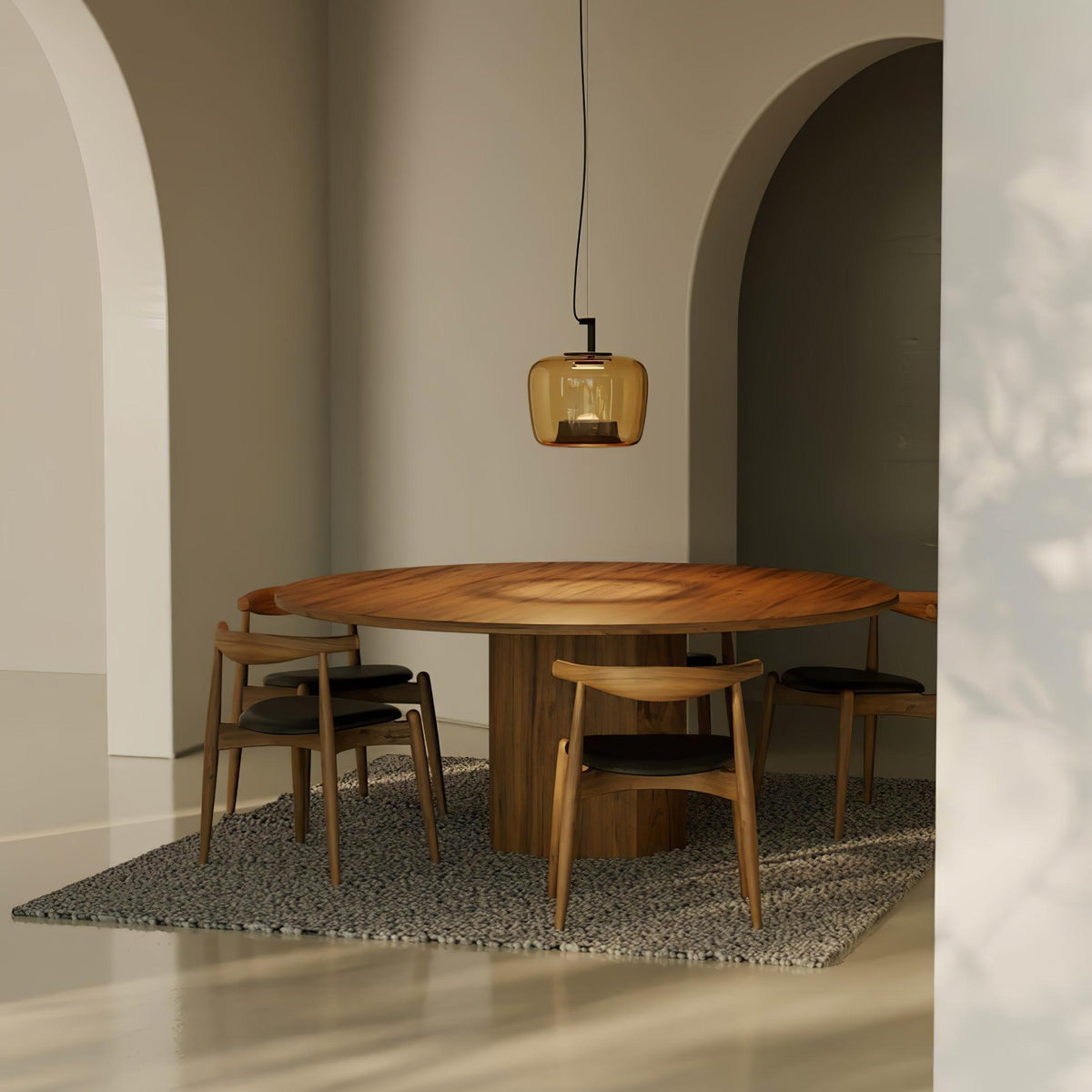 Gelmorae Glass Pendant Light-Moonnatur