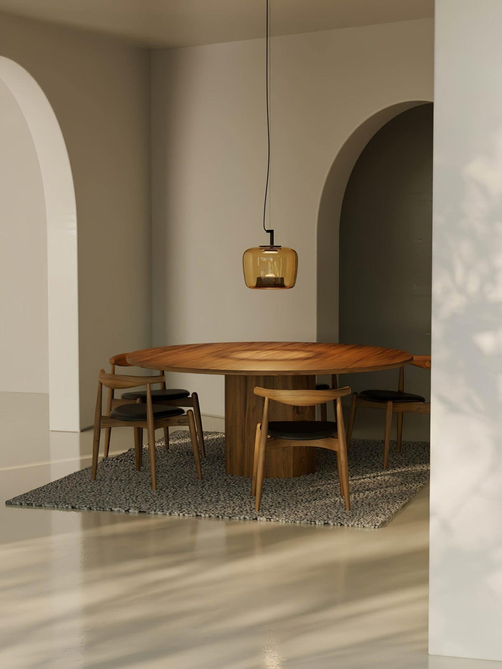Gelmorae Glass Pendant Light-Moonnatur