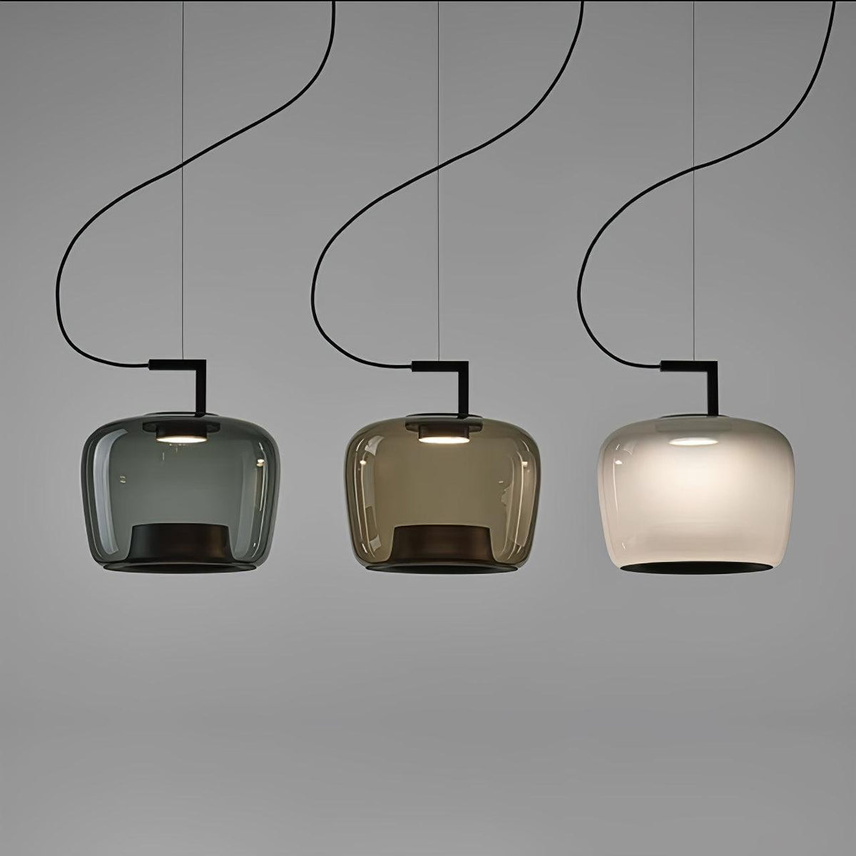Gelmorae Glass Pendant Light-Moonnatur