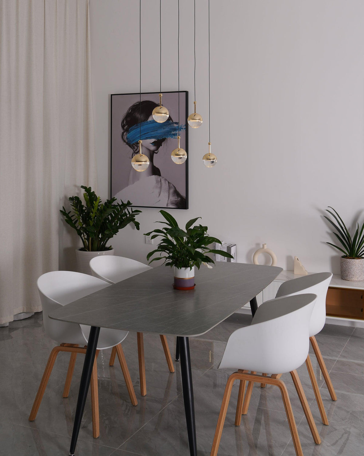 Gresora Acrylic Pendant Light-Moonnatur