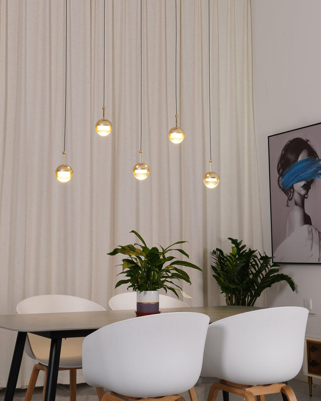 Gresora Acrylic Pendant Light-Moonnatur