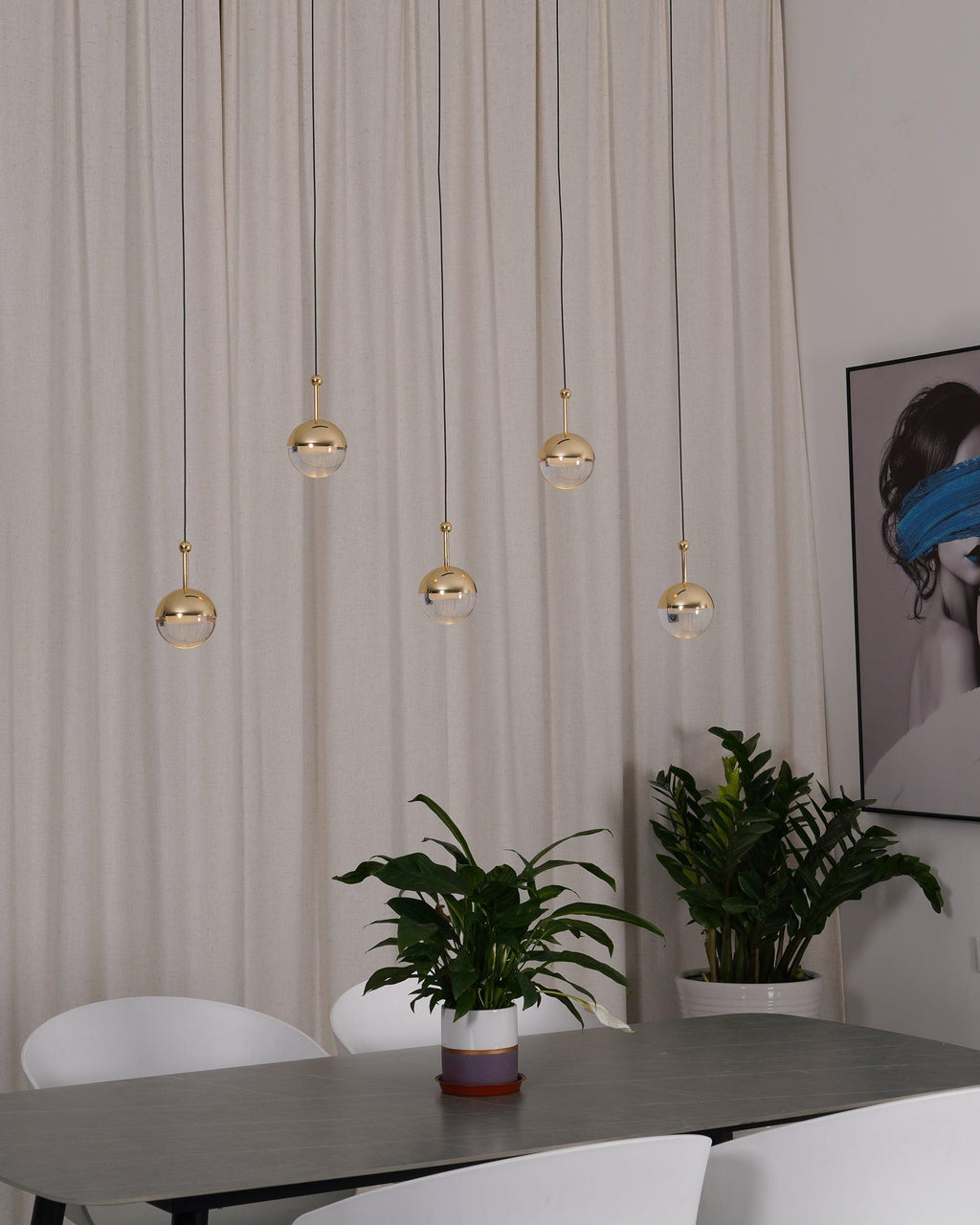 Gresora Acrylic Pendant Light-Moonnatur