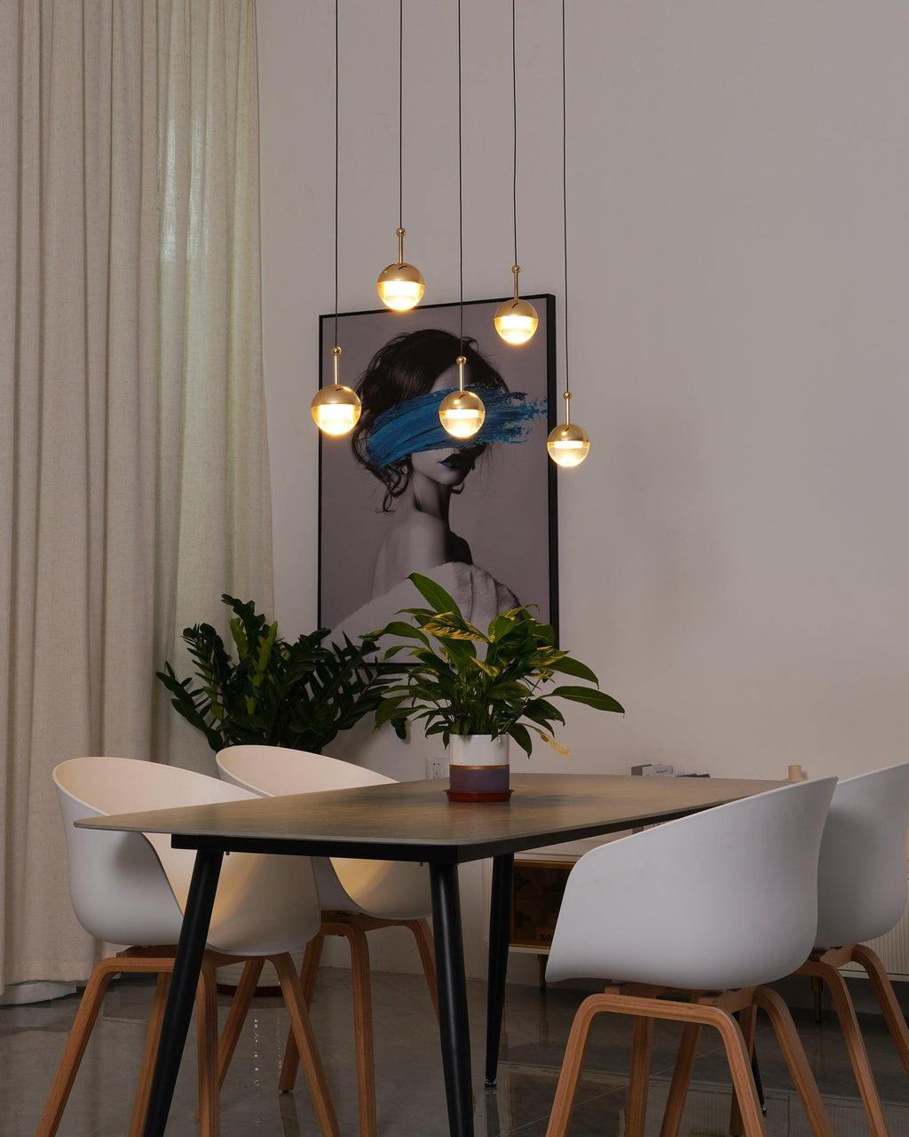 Gresora Acrylic Pendant Light-Moonnatur