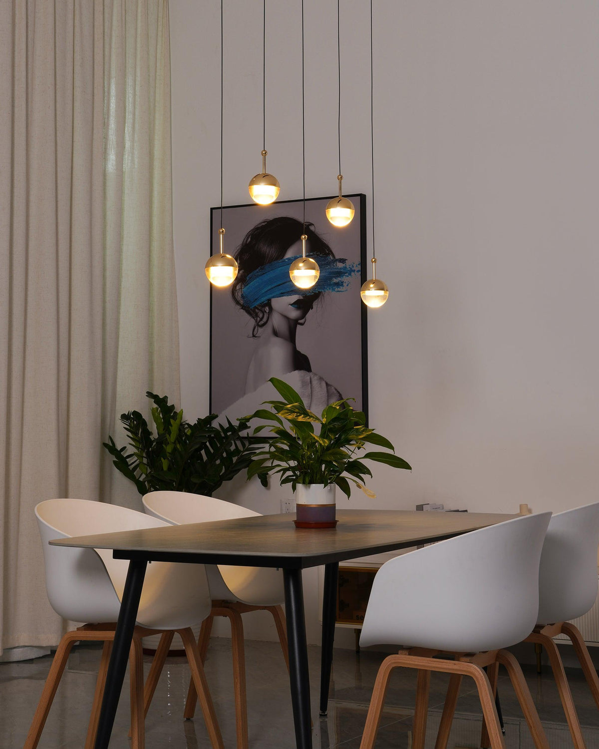 Gresora Acrylic Pendant Light-Moonnatur