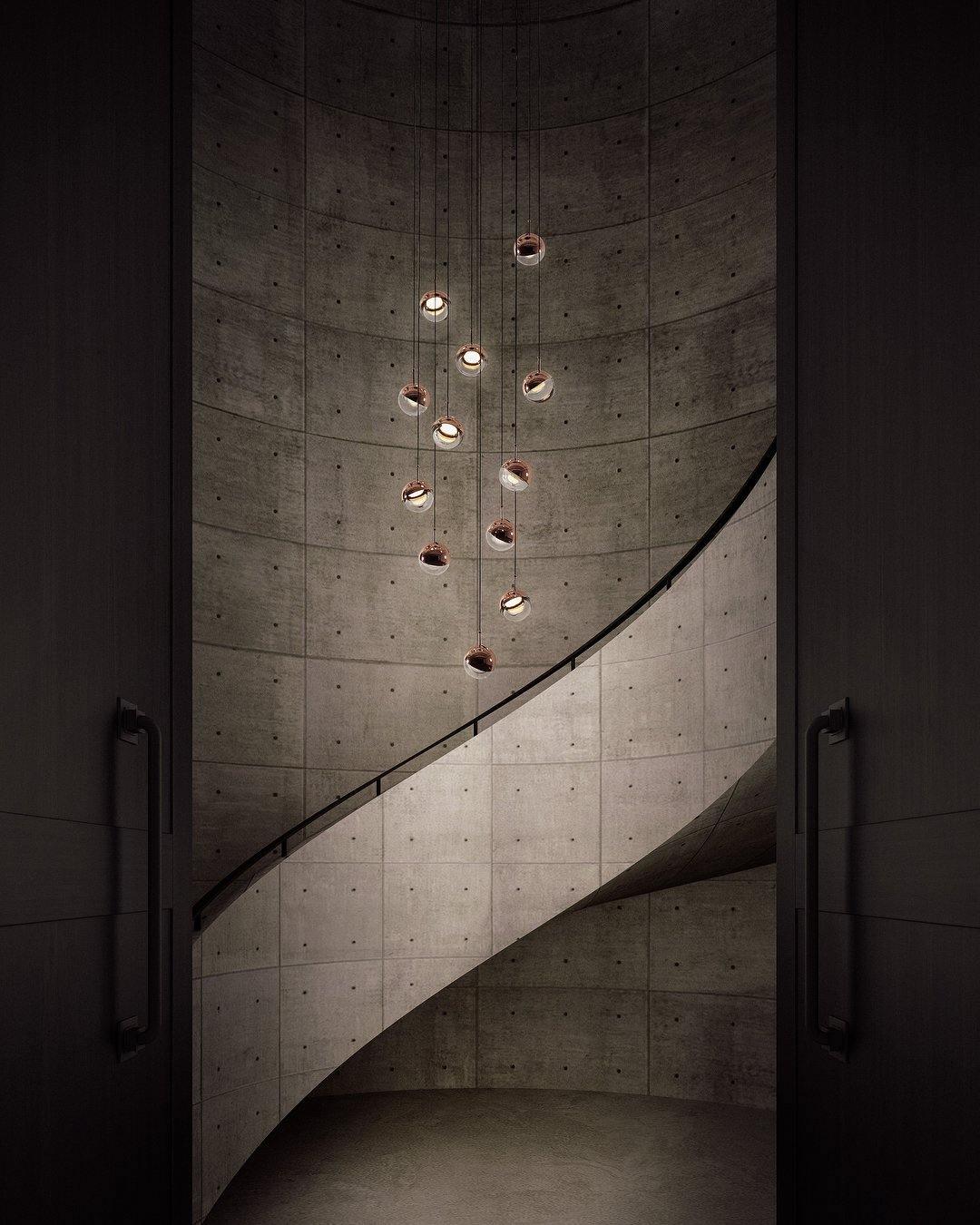 Gresora Acrylic Pendant Light-Moonnatur
