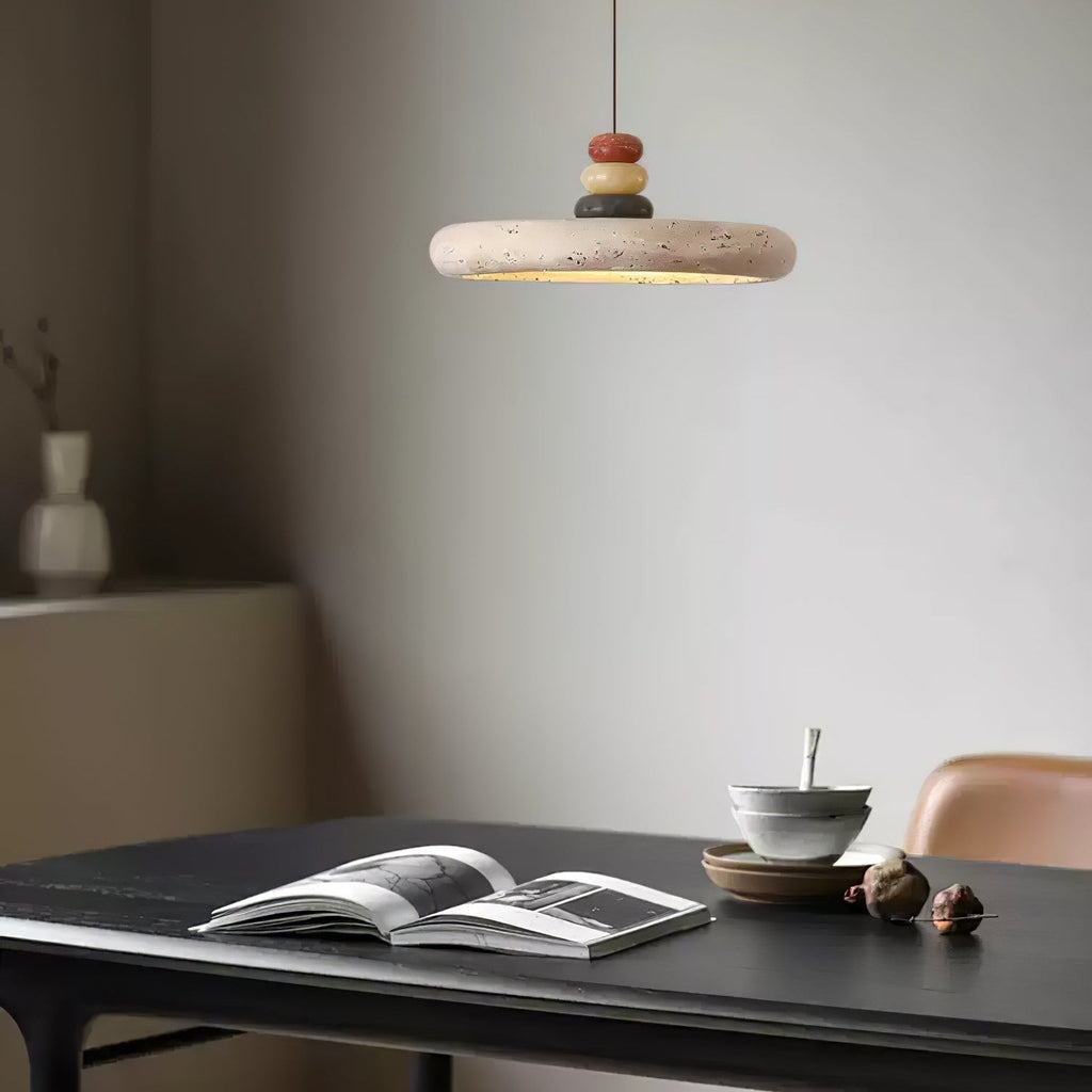Jardenwick Travertine Pendant Light-Moonnatur
