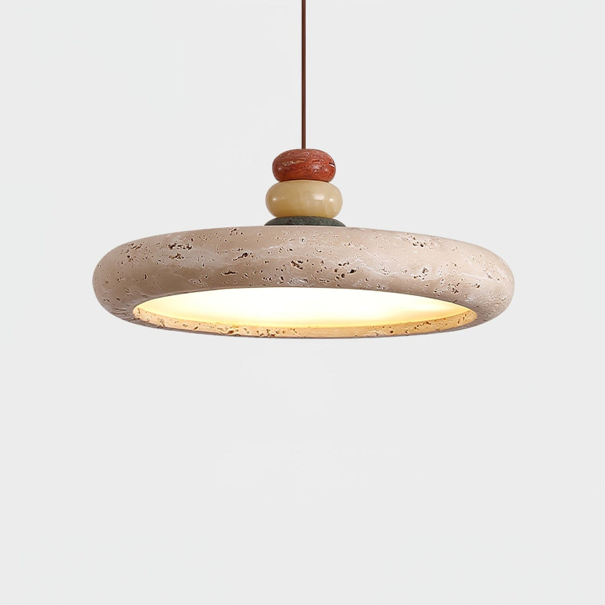 Jardenwick Travertine Pendant Light-Moonnatur