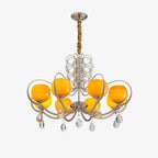 Verrenevia Glass Chandelier-Moonnatur