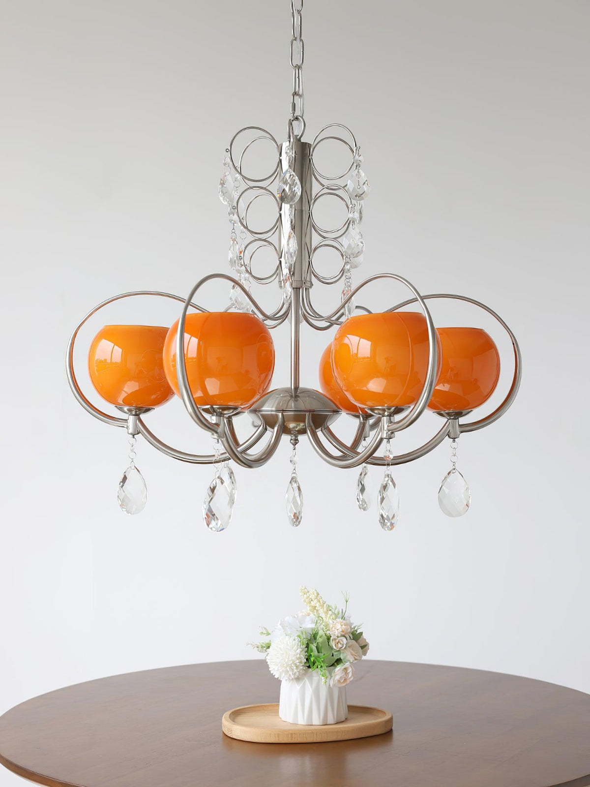 Verrenevia Glass Chandelier-Moonnatur