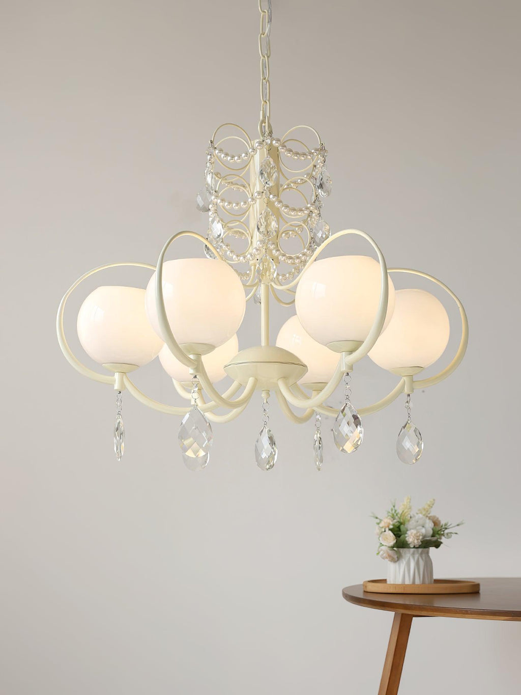 Verrenevia Glass Chandelier-Moonnatur